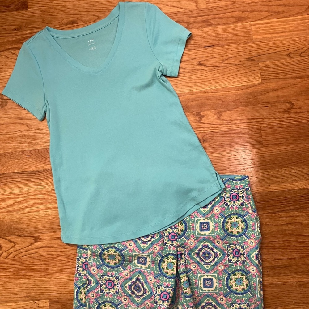 J Jill XS turquoise shirt